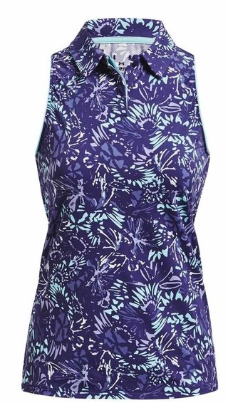 Under Armour Iso-Chill Sleeveless dames polo, sonar blue
