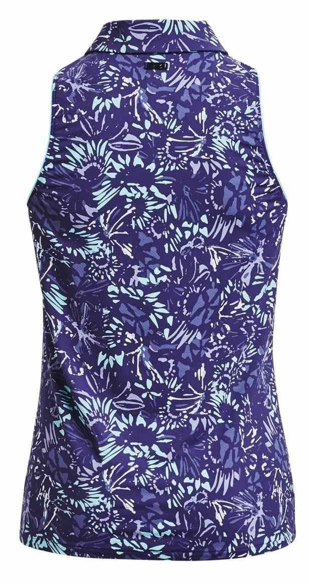 Under Armour Iso-Chill Sleeveless dames polo, sonar blue
