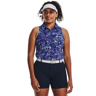 Under Armour Iso-Chill Sleeveless dames polo, sonar blue