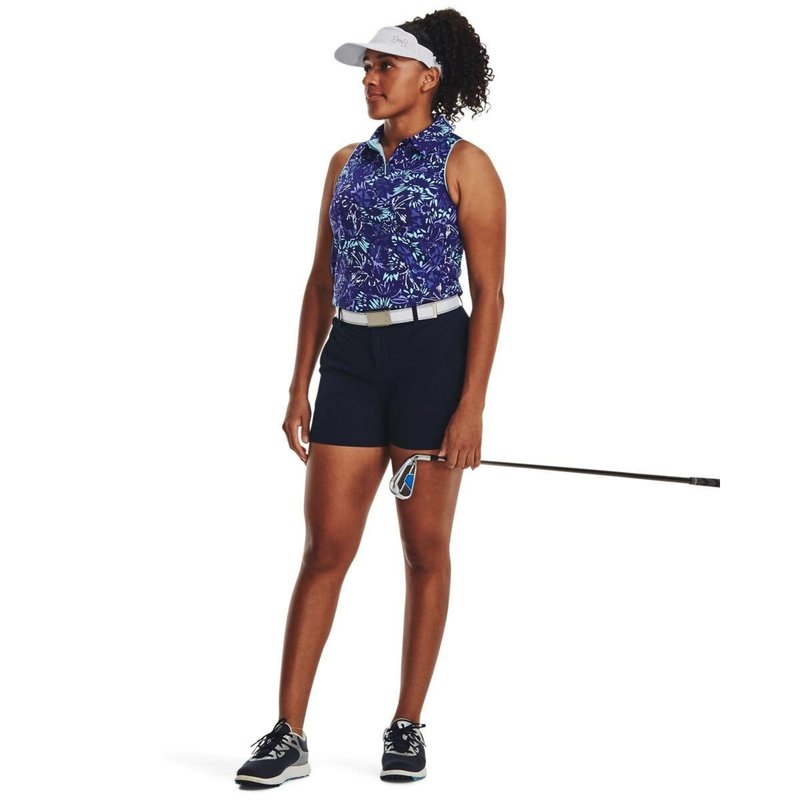 Under Armour Iso-Chill Sleeveless dames polo, sonar blue
