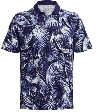 Under Armour Iso-Chill Graphic Palm heren polo, navy