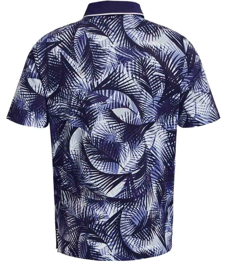 Under Armour Iso-Chill Graphic Palm heren polo, navy