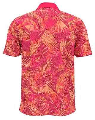 Under Armour Iso-Chill Graphic Palm heren polo, roze