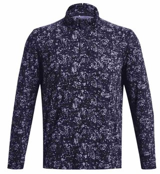 Under Armour Playoff Printed 1/4 Zip heren sweater, navy
