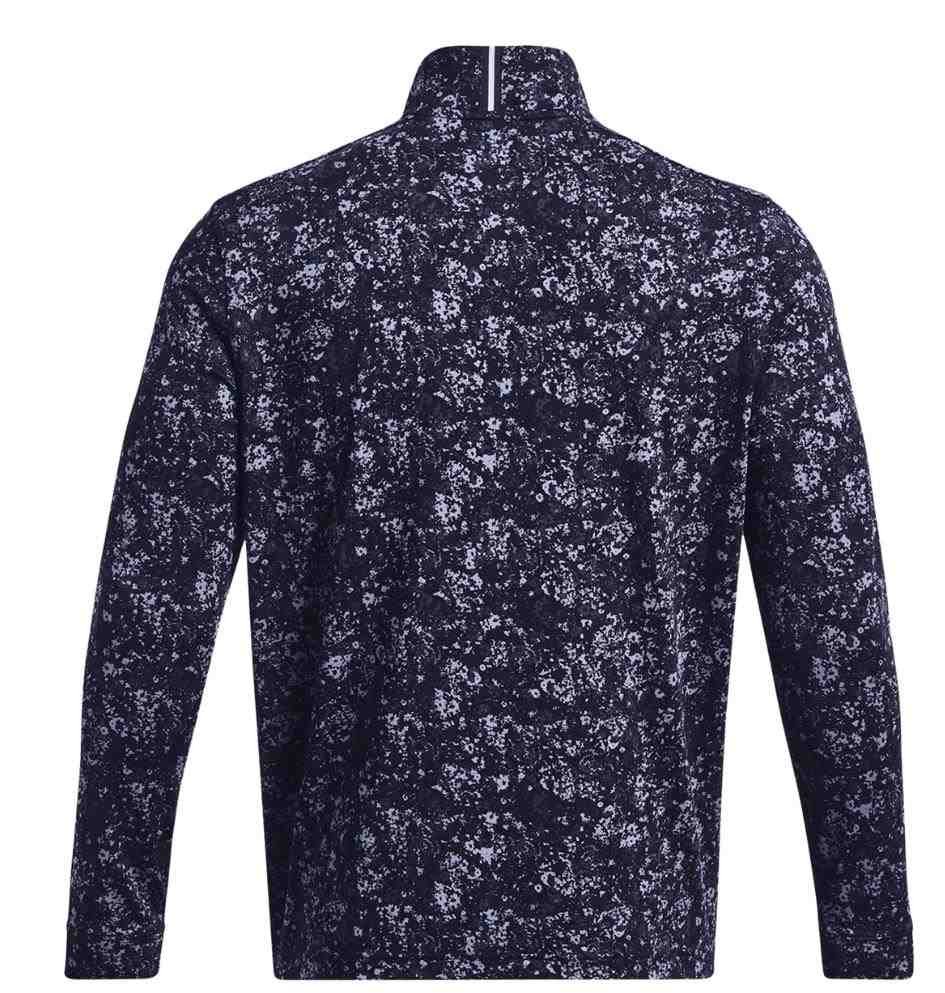 Under Armour Playoff Printed 1/4 Zip heren sweater, navy