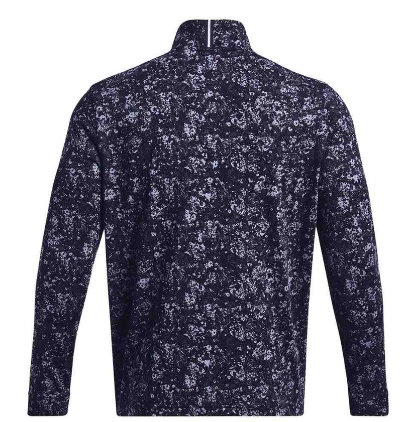 Under Armour Playoff Printed 1/4 Zip heren sweater, navy