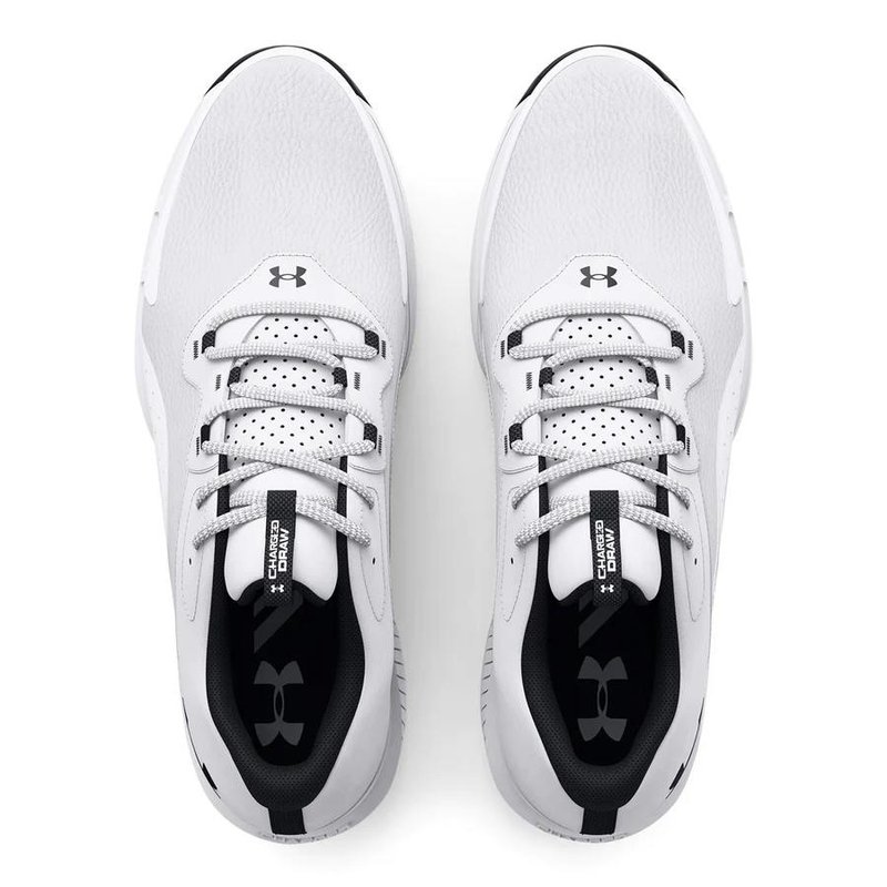 Under Armour Charged Draw 2 heren golfschoenen, wit
