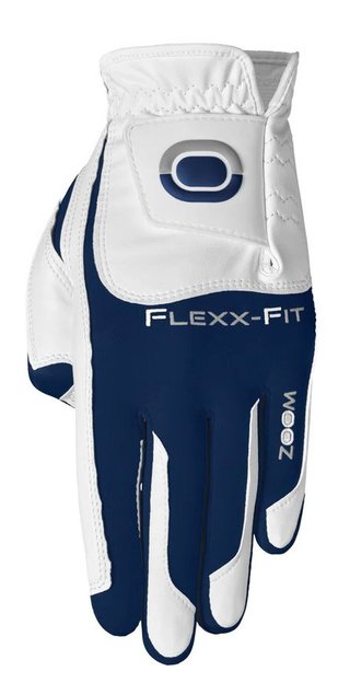 Zoom Zoom Hybrid heren golfhandschoen, wit/blauw