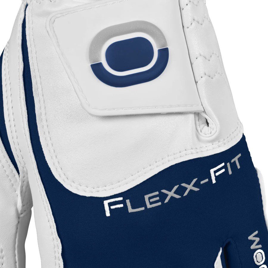 Zoom Zoom Hybrid heren golfhandschoen, wit/blauw
