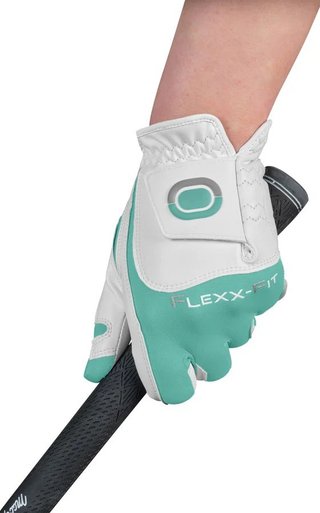 Zoom Zoom Hybrid dames golfhandschoen, wit/mint