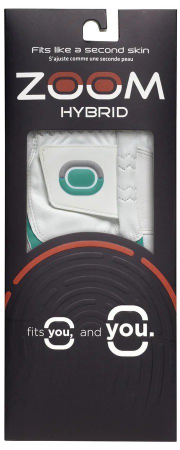 Zoom Zoom Hybrid dames golfhandschoen, wit/mint