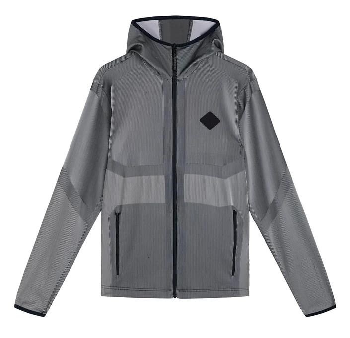 J.Lindeberg Jacquard heren hoodie, navy