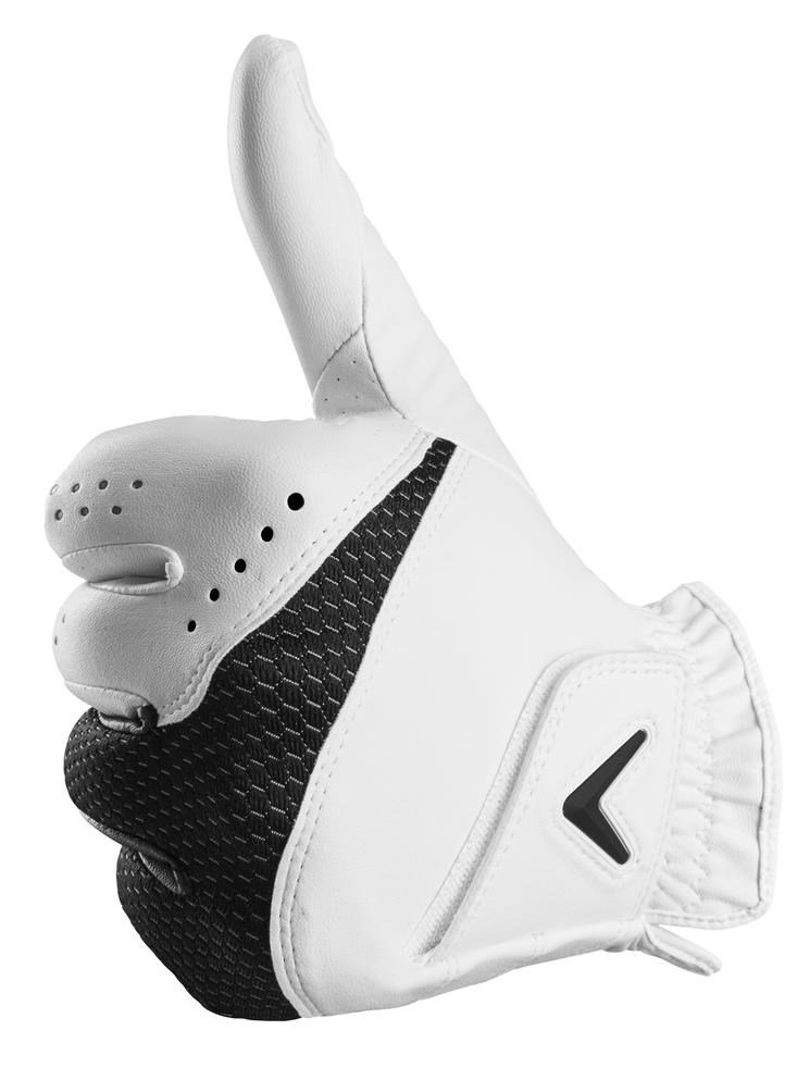 Callaway Weather Spann heren golfhandschoen, wit