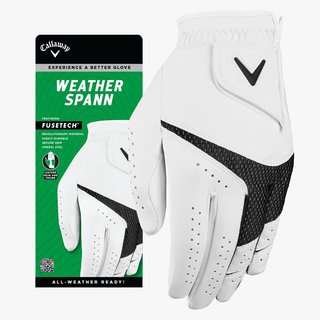 Callaway Weather Spann heren golfhandschoen, wit