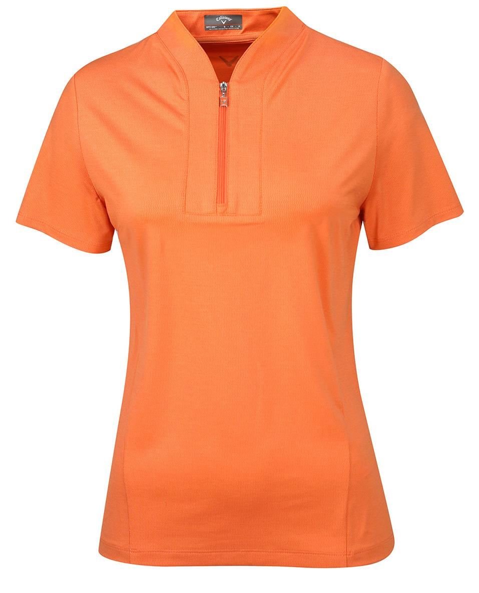 Callaway Tonal Heather dames polo, nectarine heather