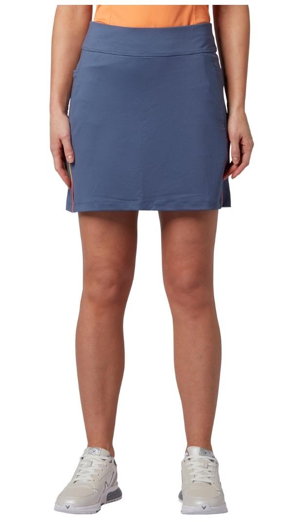 Callaway Chroma Stripe dames skort 2023, blue indigo