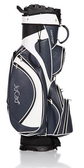 JuCad Manager Plus cart bag, donkerblauw/wit