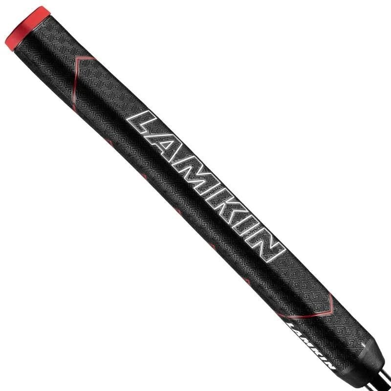 Lamkin SINKFIT Rubber Straight putter grip, STANDARD, zwart/rood