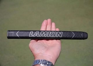 Lamkin SINKFIT Rubber Straight putter grip, STANDARD, zwart/rood