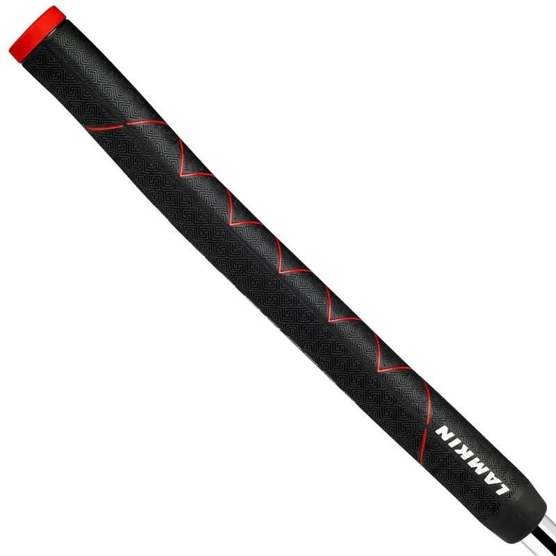 Lamkin SINKFIT Rubber Straight putter grip, STANDARD, zwart/rood
