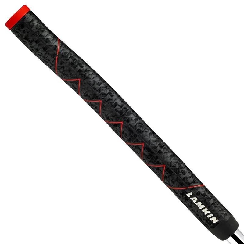 Lamkin SINKFIT Rubber Straight putter grip, STANDARD, zwart/rood