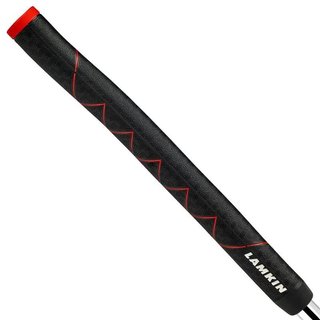 Lamkin SINKFIT Rubber Straight putter grip, STANDARD, zwart/rood