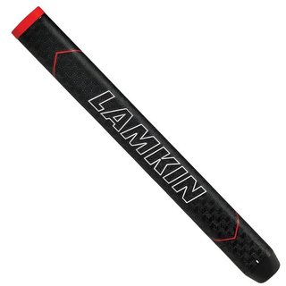 Lamkin SINKFIT Rubber Straight putter grip, STANDARD, zwart/rood