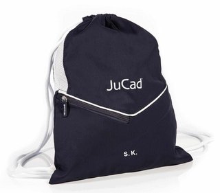JuCad JuCad drawstring sports bag, blauw