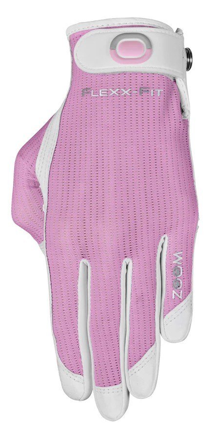 Zoom Zoom Sun Style dames golfhandschoen, wit/roze
