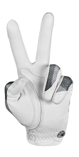 Zoom Zoom Sun Style dames golfhandschoen, wit/grijs