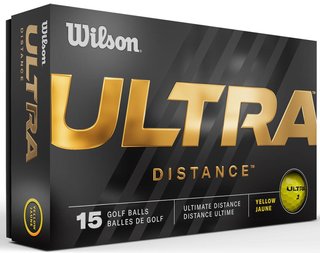 Wilson Ultra Distance golfballen, geel