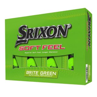Srixon Soft Feel Brite golfballen, groen