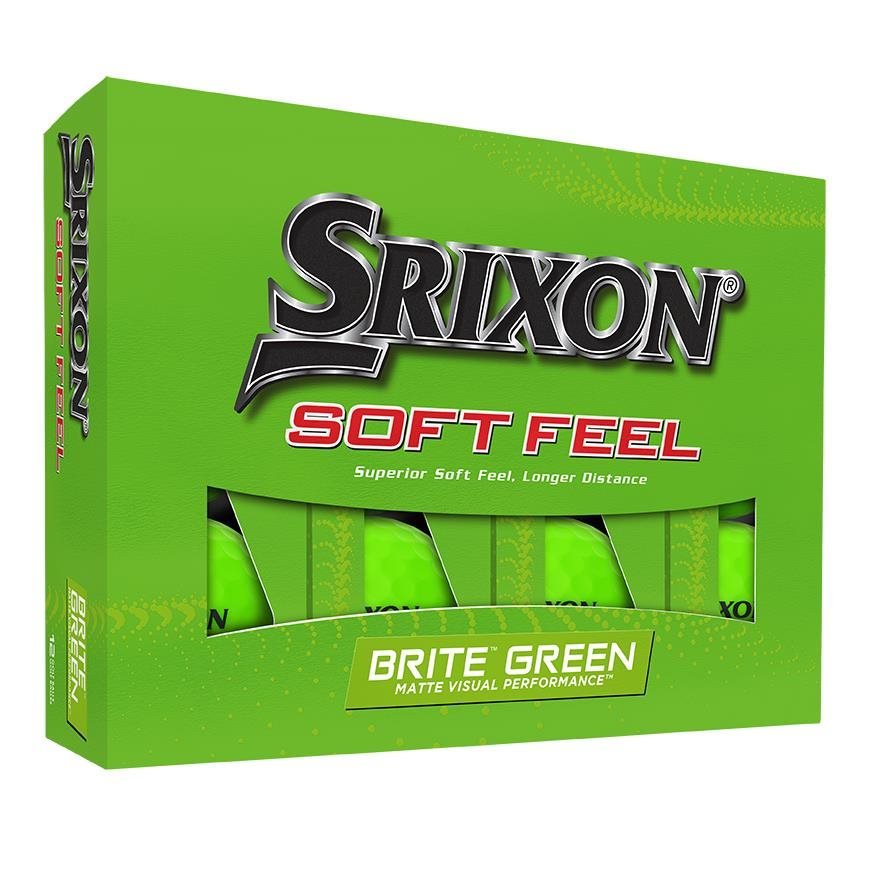 Srixon Soft Feel Brite golfballen, groen