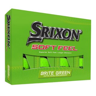 Srixon Soft Feel Brite golfballen, groen