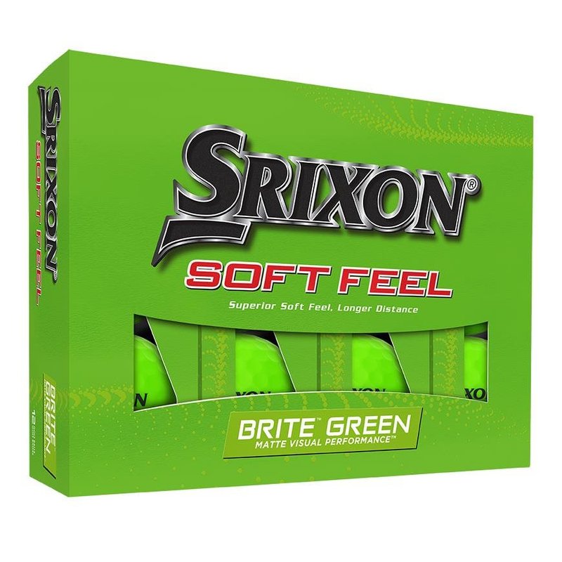 Srixon Soft Feel Brite golfballen, groen