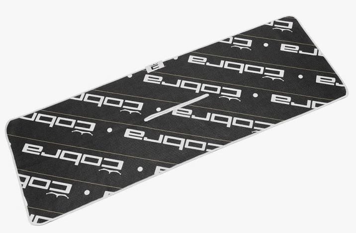 Cobra Players Microfiber Tour handdoek, zwart