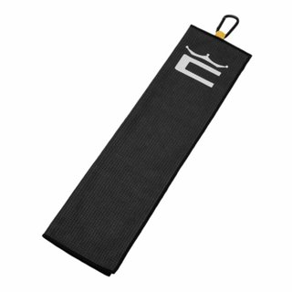 Cobra Microfiber Tri-Fold handdoek, zwart