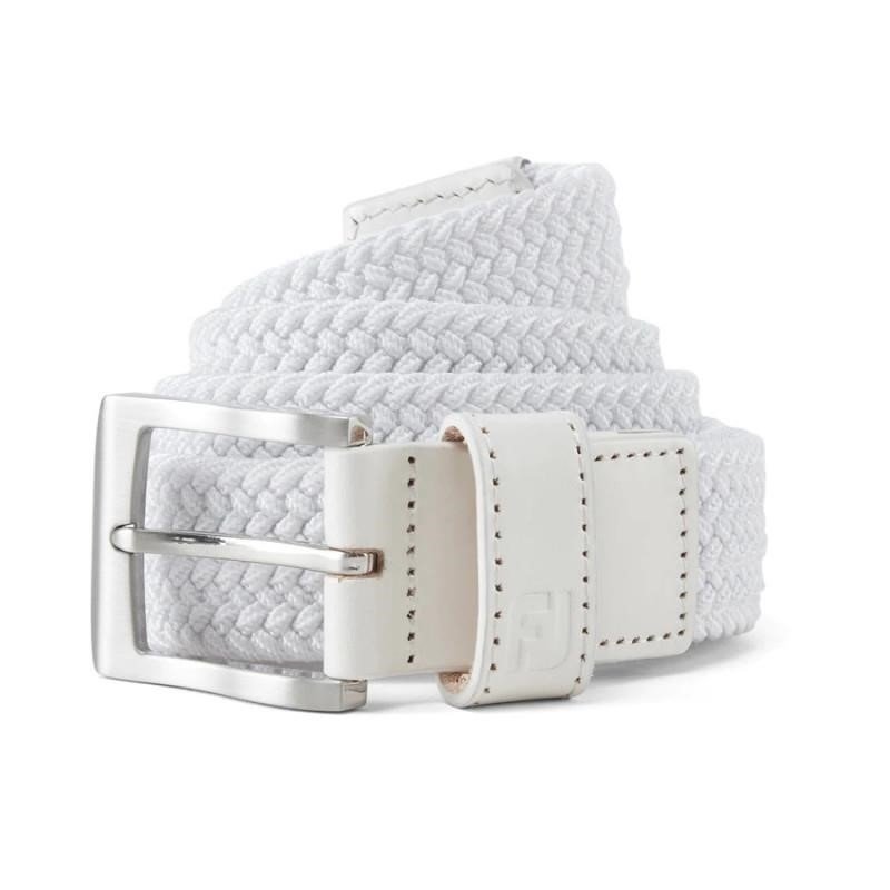 FootJoy Braided heren riem, wit