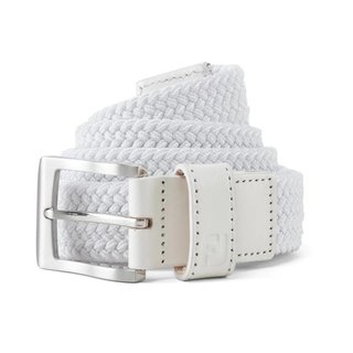 FootJoy Braided heren riem, wit