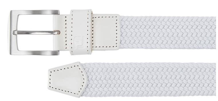 FootJoy Braided heren riem, wit