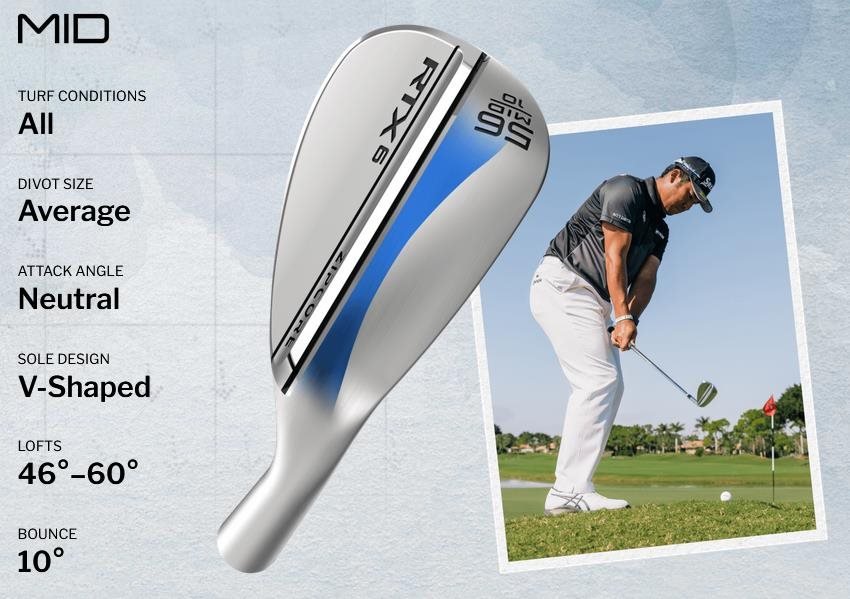 Cleveland RTX 6 ZipCore Tour Satin heren wedge, staal