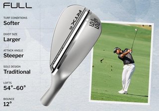 Cleveland RTX 6 ZipCore Tour Satin heren wedge, staal