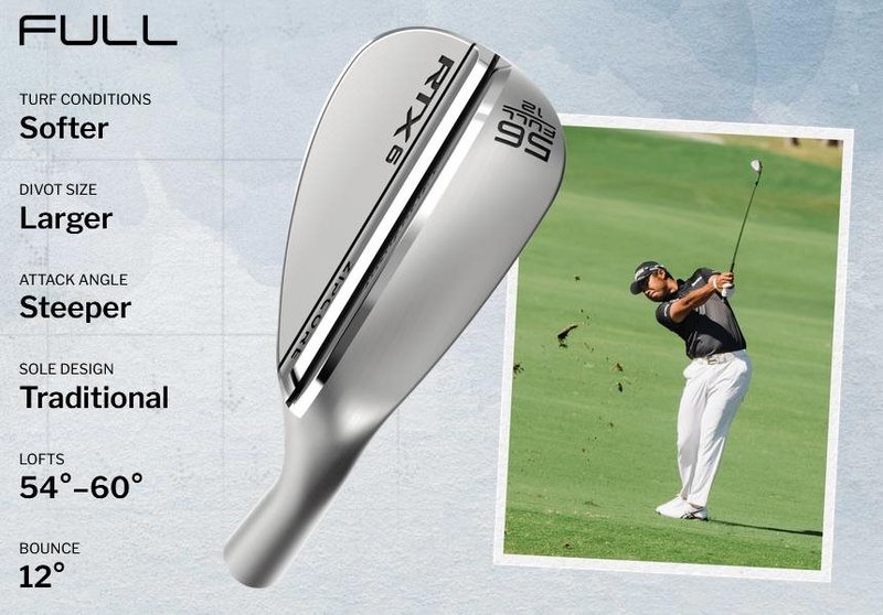 Cleveland RTX 6 ZipCore Tour Satin heren wedge, staal