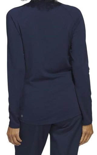 Adidas Solid Quarter Zip Long Sleeve dames sweatshirt, collegiate navy