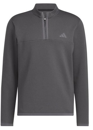 Adidas Microdot 1/4 zip heren sweater, zwart/wit