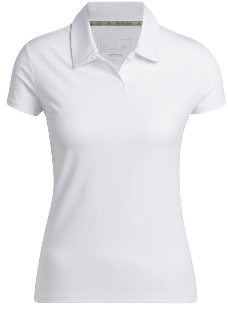 Adidas Go-To Heathered dames polo, white melange