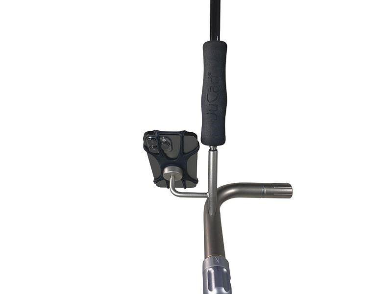 JuCad smartphone houder met paraplu-uitbreiding, titanium