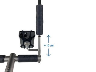 JuCad smartphone houder met paraplu-uitbreiding, titanium
