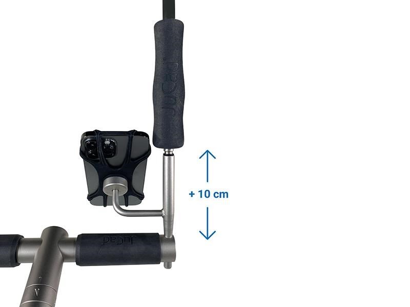 JuCad smartphone houder met paraplu-uitbreiding, titanium