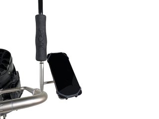 JuCad smartphone houder met paraplu-uitbreiding, titanium